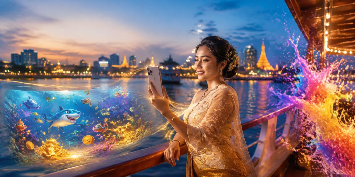 ရန်ကုန်မြစ်တန်းရှိ သင်္ကြန်ပွဲကျင်းပနေမှု
